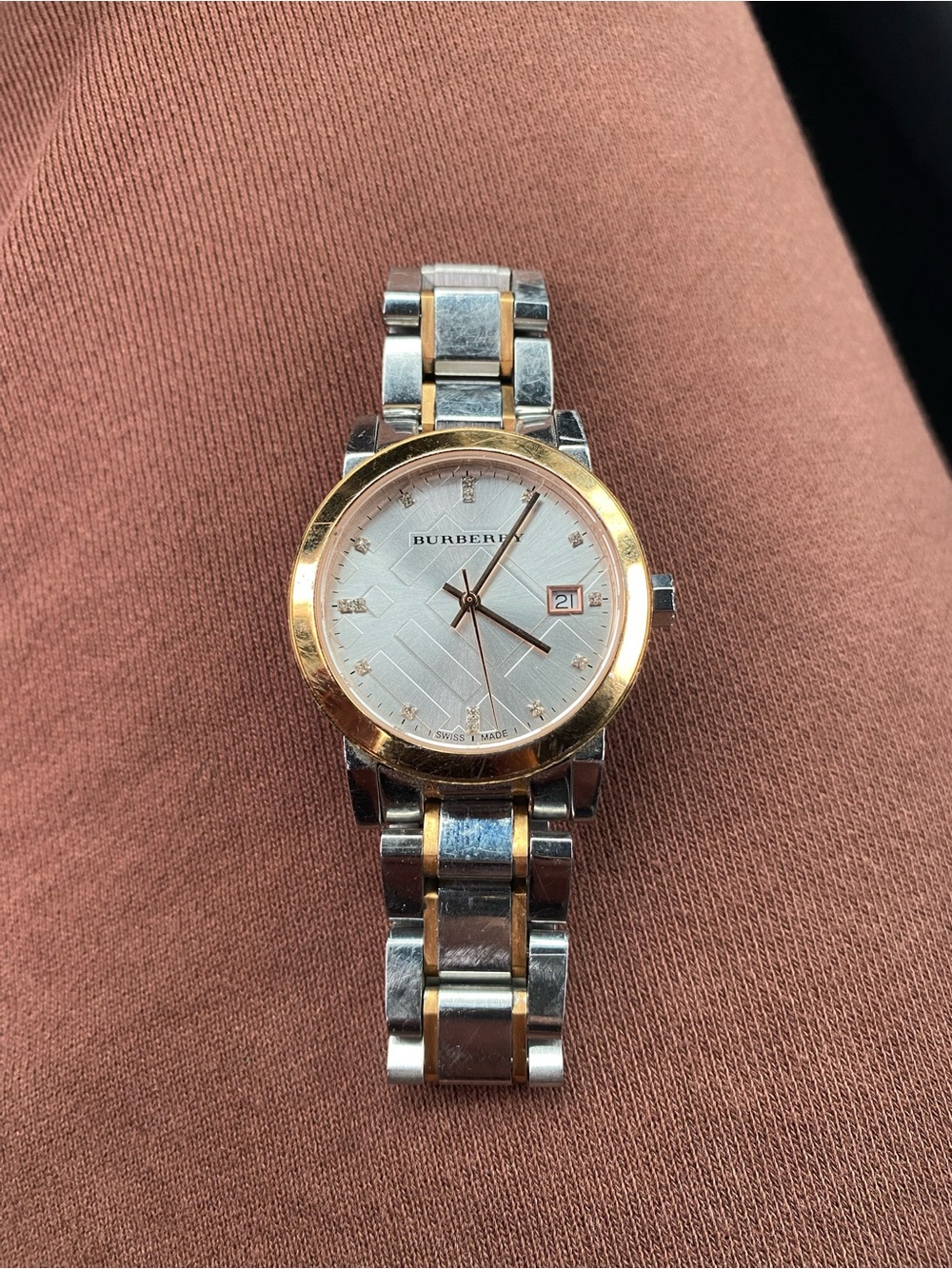 Burberry BU9127 Heritage Two-Tone 34mm Women's Stainless Steel Watch